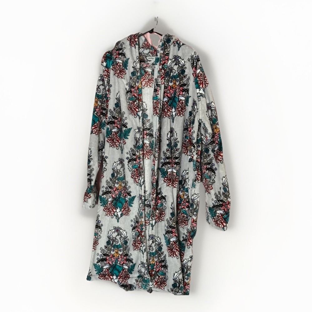 Harry Potter Vera Bradley Plush‎ Hooded Robe 2X 3X Floral Cozy Lounge Plus